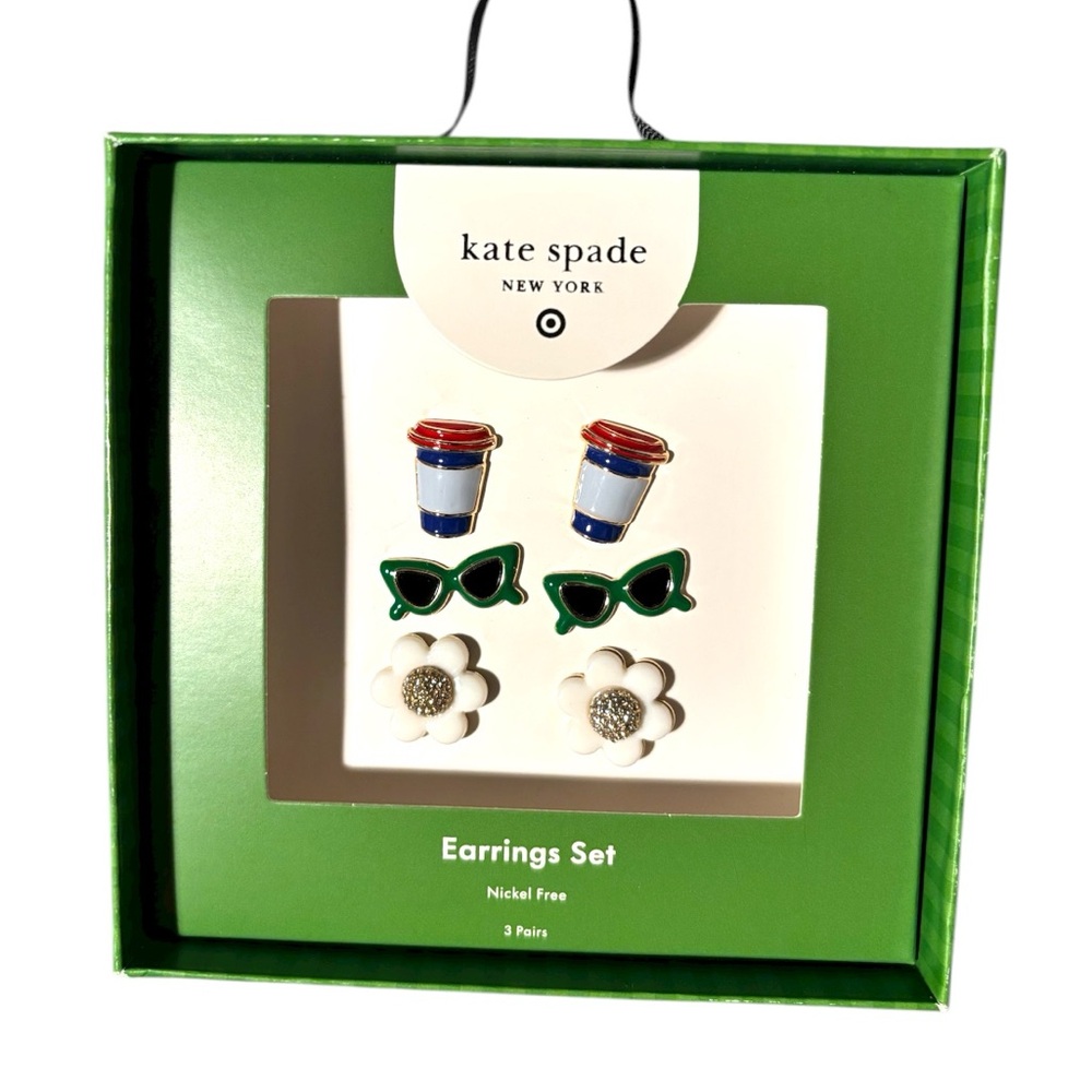 Kate Spade x Target Summer Earring Set - Picture 2 of 2